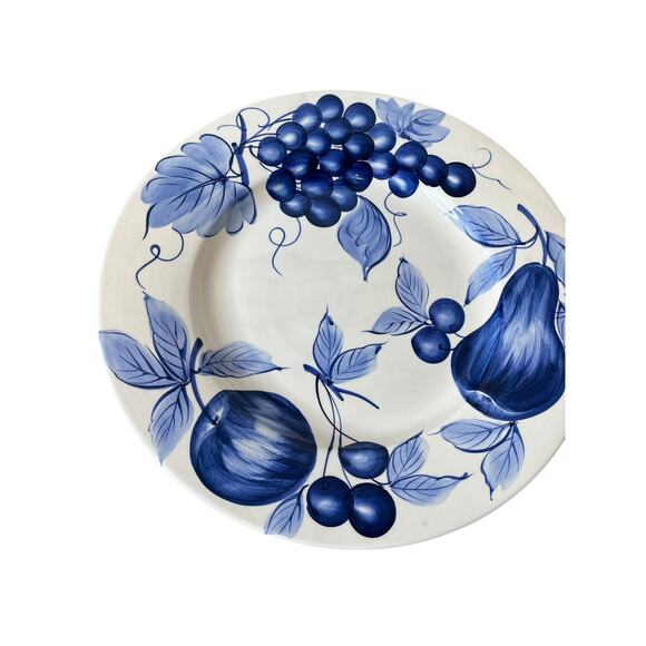 Pier 1 Melinda Blue Large Serving Platter - Picture 1 of 3